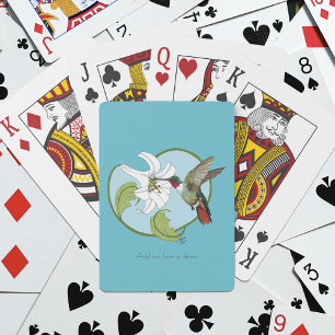 Bagage label pokerkaarten