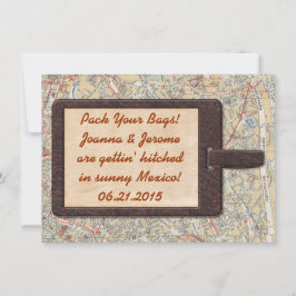 Bagage Label Save The Date