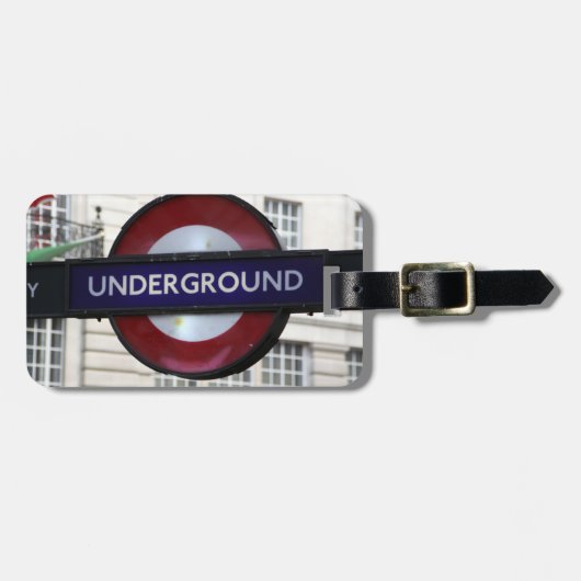 Bagage Label Underground (Voorkant horizontaal)