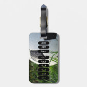 Bagage label Voetbalfan (Achterkant verticaal)