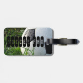 Bagage label Voetbalfan (Achterkant horizontaal)
