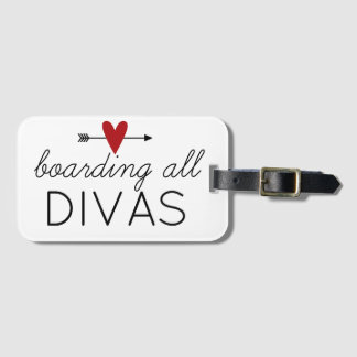 Bagage label voor alle diva's
