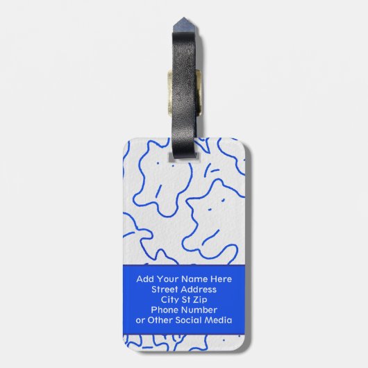 Bagage Labels (Achterkant verticaal)