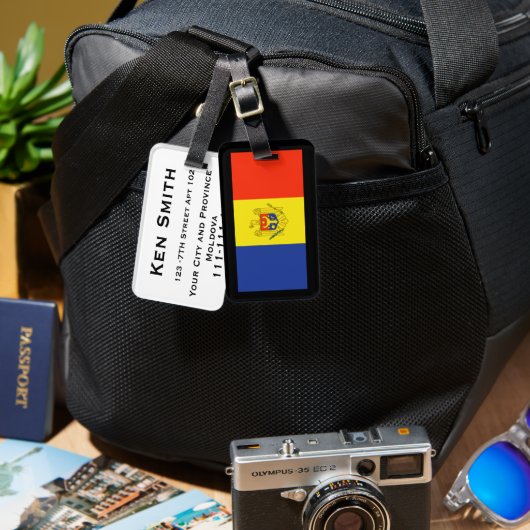 Bagage Labels Moldavië (Voorkant /achterkant)