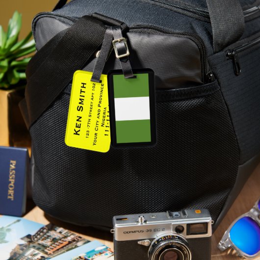 Bagage Labels Nigeria (Voorkant /achterkant)