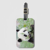 Bagage panda géant 2 . étiquette bagage (Devant Vertical)