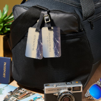 Bagage Personnalisé Emmenez-moi à la montagne étiquette d