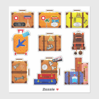 Bagage Sticker Set