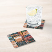  bagage vierkante kartonnen onderzetter (Insitu)