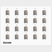 Bagage Vierkante Sticker (Vel)