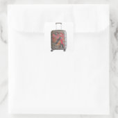 Bagage Vierkante Sticker (Tas)
