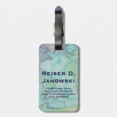 bagagelabel (Achterkant verticaal)