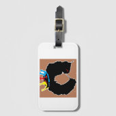 Bagagelabel (Voorkant (verticaal))