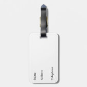 Bagagelabel  (Achterkant verticaal)