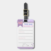 Bagagelabel (Voorkant verticaal)