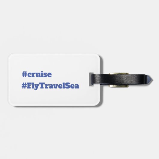 Bagagelabel (Achterkant horizontaal)