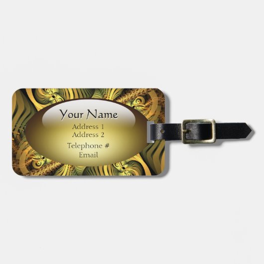 Bagagelabel (Voorkant horizontaal)