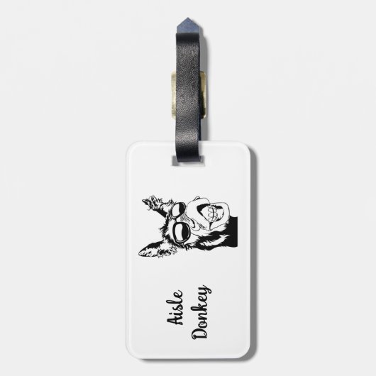 Bagagelabel (Achterkant verticaal)