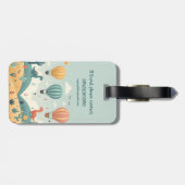 Bagagelabel (Achterkant horizontaal)