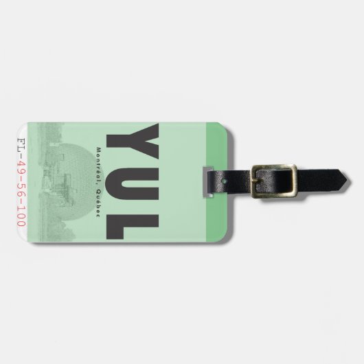  Bagagelabel (Voorkant horizontaal)