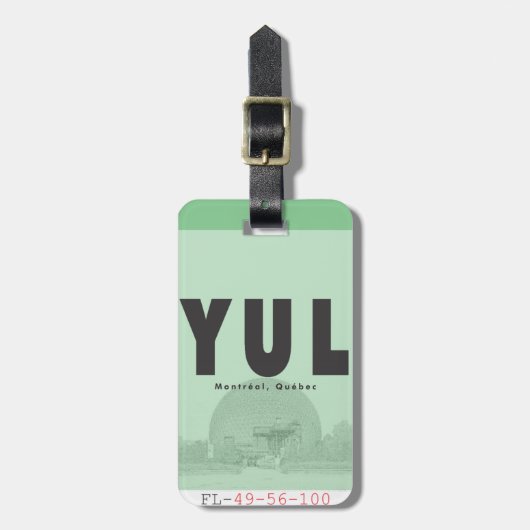  Bagagelabel (Voorkant verticaal)