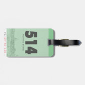  Bagagelabel (Achterkant horizontaal)