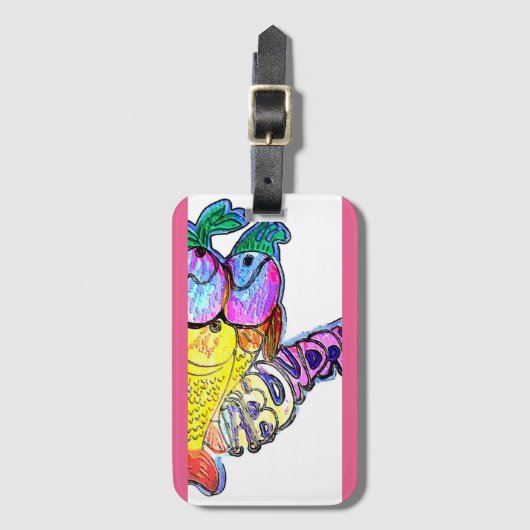 BAGAGELABEL (Voorkant (verticaal))