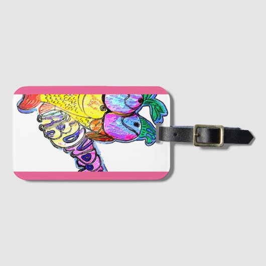 BAGAGELABEL (Voorkant (horizontaal))