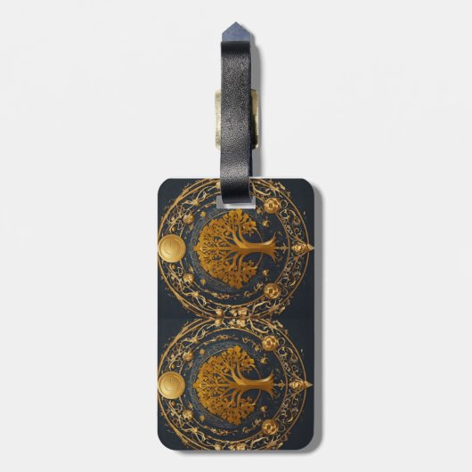 Bagagelabel (Achterkant verticaal)