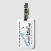 Bagagelabel (Voorkant (verticaal))