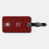 Bagagelabel (Achterkant horizontaal)