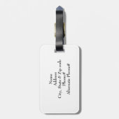  Bagagelabel (Achterkant verticaal)