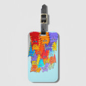 Bagagelabel 004 - Cat Pack (Voorkant (verticaal))