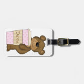 Bagagelabel aangepast koffie-Beer (Voorkant horizontaal)