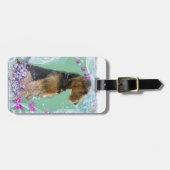 bagagelabel Airedale Terrier (Voorkant horizontaal)