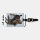 bagagelabel Airedale Terrier (Voorkant horizontaal)