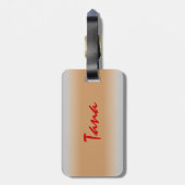 Bagagelabel Bay House (Achterkant verticaal)