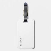 Bagagelabel Beach scène (Achterkant verticaal)