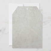 Bagagelabel Bestemming sparen de Datum Kaart (Achterkant)