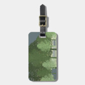 Bagagelabel Bos Met Bomen (Voorkant verticaal)