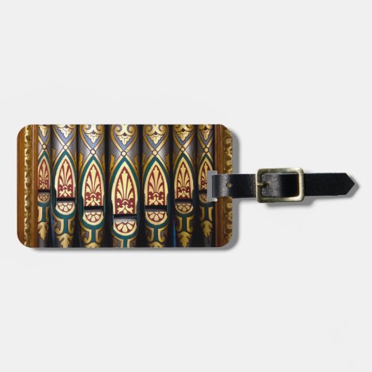 Bagagelabel  buizen (Voorkant horizontaal)