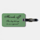 Bagagelabel  buizen (Achterkant horizontaal)