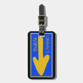 Bagagelabel Camino de Santiago (Voorkant verticaal)