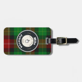 Bagagelabel - Custom Scottish Plaid (naam toevoege (Voorkant horizontaal)