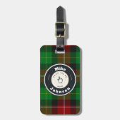 Bagagelabel - Custom Scottish Plaid (naam toevoege (Voorkant verticaal)