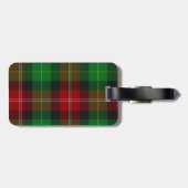 Bagagelabel - Custom Scottish Plaid (naam toevoege (Achterkant horizontaal)