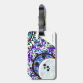 bagagelabel "Deco Cogs" (Achterkant verticaal)