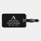 Bagagelabel "Diamond Bling" (Achterkant horizontaal)