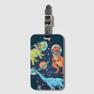 Bagagelabel Dinosaur van kind