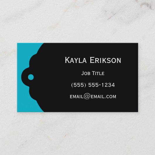 bagagelabel Executive. Visitekaartje (Voorkant)